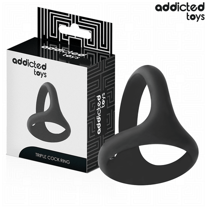 ADDICTED TOYS - ANILLO TRIPLE GRUESO PARA EL PENE - Lover Dreams