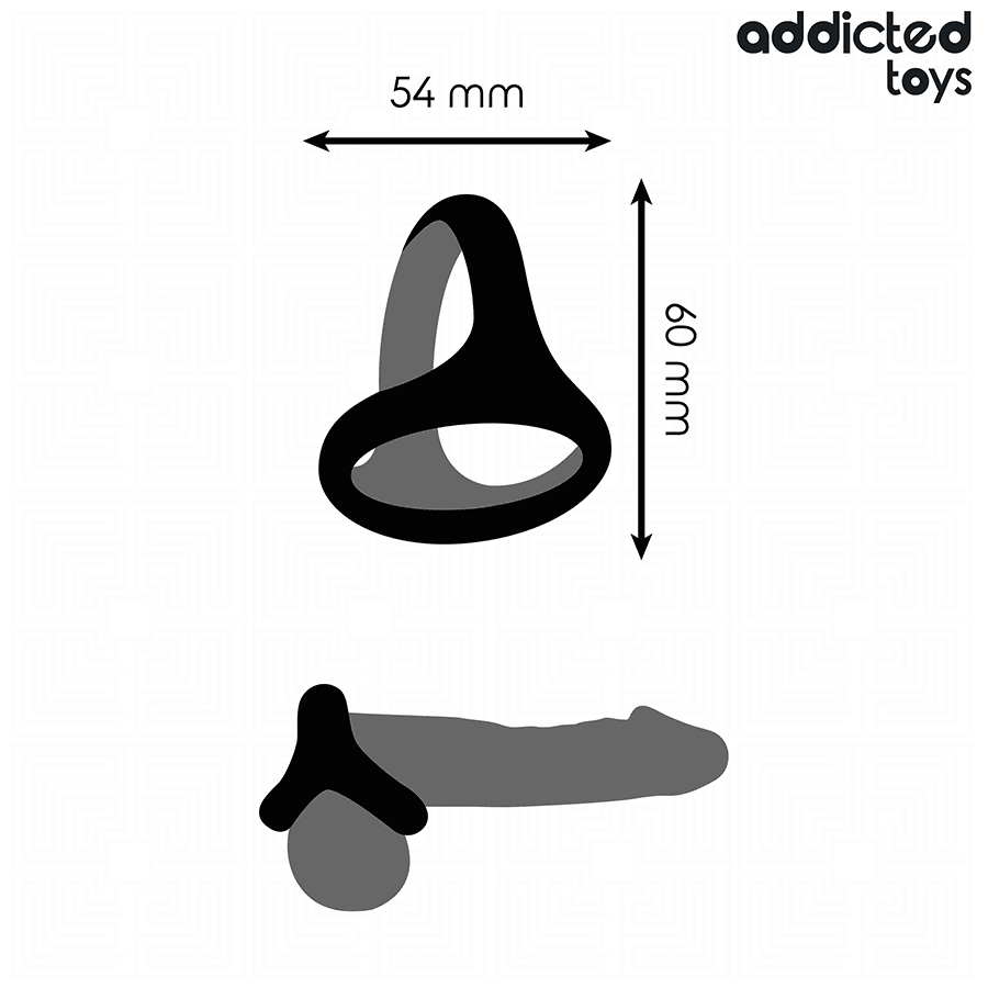 ADDICTED TOYS - ANILLO TRIPLE GRUESO PARA EL PENE - Lover Dreams