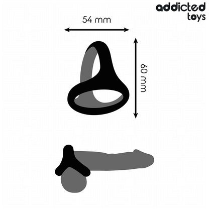 ADDICTED TOYS - ANILLO TRIPLE GRUESO PARA EL PENE - Lover Dreams