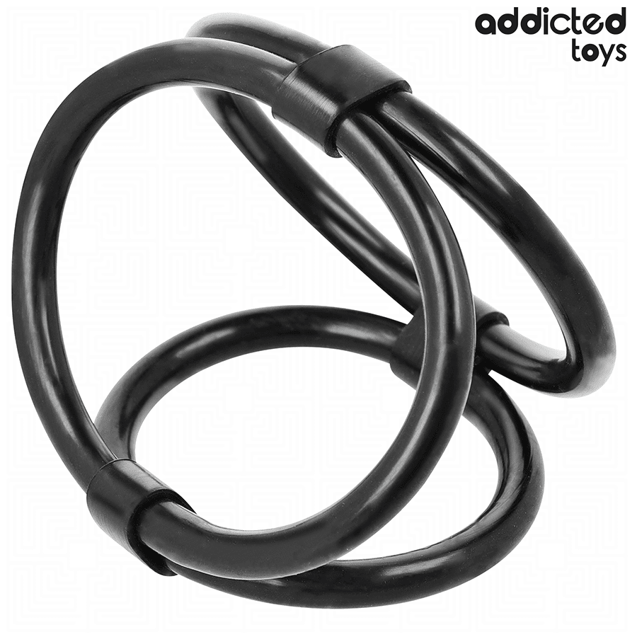 ADDICTED TOYS - ANILLO TRIPLE PARA EL PENE - Lover Dreams