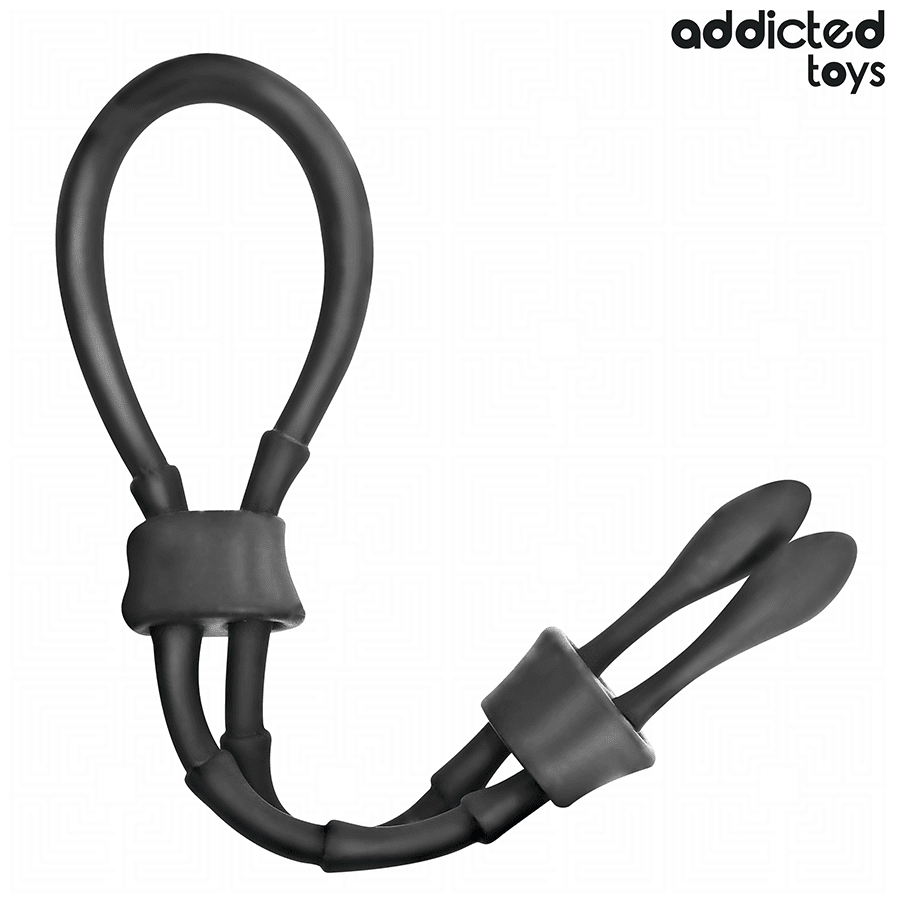ADDICTED TOYS - CUERDA SILICONA AJUSTABLE PARA EL PENE - Lover Dreams