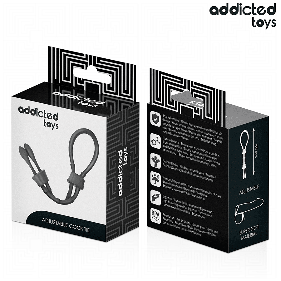 ADDICTED TOYS - CUERDA SILICONA AJUSTABLE PARA EL PENE