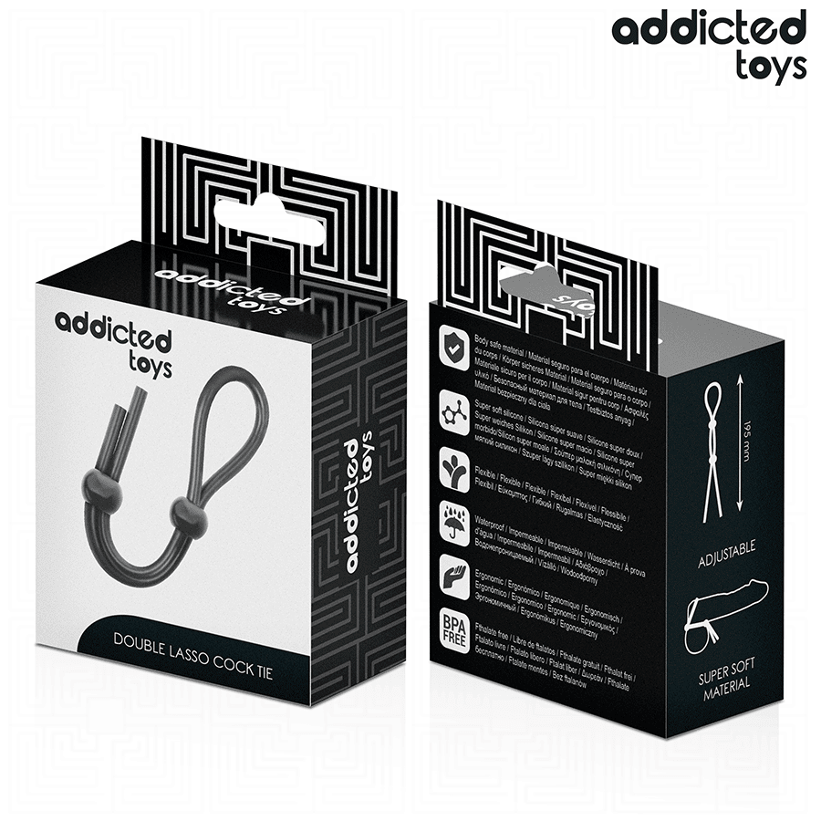 ADDICTED TOYS - CUERDA SILICONA PARA EL PENE DE LAZO DOBLE - Lover Dreams
