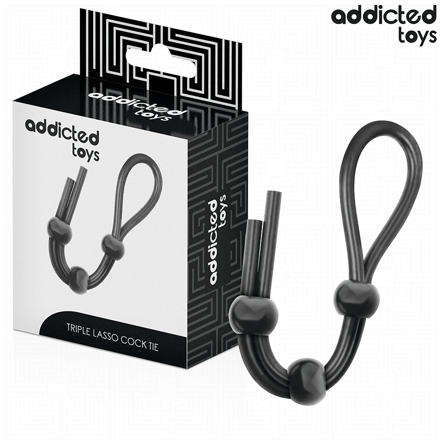 ADDICTED TOYS - CUERDA SILICONA PARA EL PENE DE LAZO TRIPLE - Lover Dreams