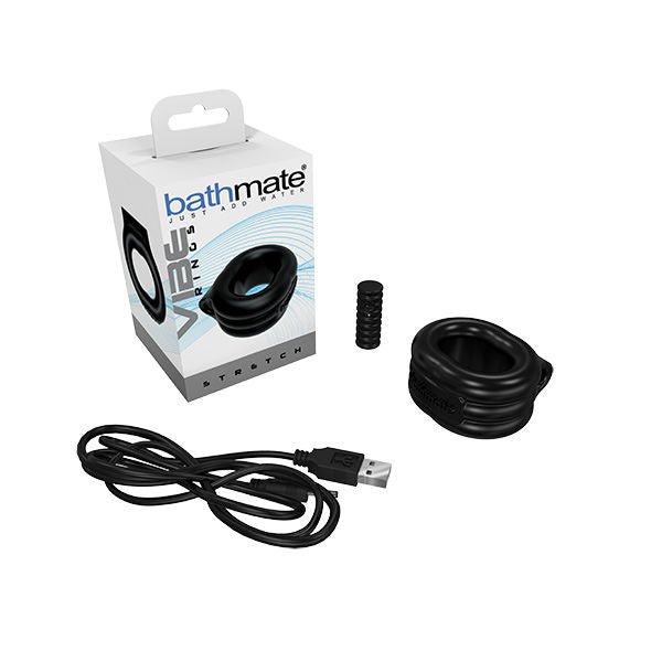 Anillo Vibrador Ajustable Bathmate: Potencia y Placer Recargable USB para Todos los Tamaños - Lover Dreams