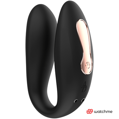 Anne's Desire - Estimulador Dual con Tecnología Watchme en Negro y Dorado - Lover Dreams
