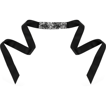 Antifaz de Encaje Negro con Cinta - Coquette Chic Desire - Lover Dreams