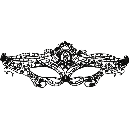 Antifaz de Encaje Negro Coquette Chic Desire - Elegancia y Seducción - Lover Dreams