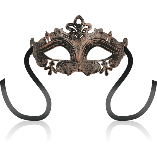 Antifaz Veneciano Cobre OHMAMA - Máscara Elegante para Fiestas - Lover Dreams