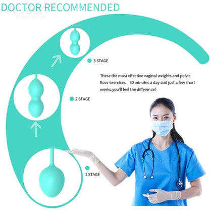 ARMONY - ANABIOSIS PESAS VAGINALES 3 NIVELES VERDE - Lover Dreams