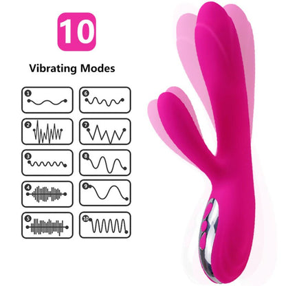 Armony Vibrador Flexible con Efecto Calor en Color Fucsia - Estimulador Avanzado para el Placer - Lover Dreams