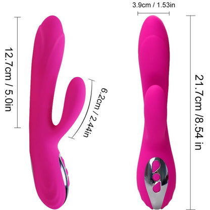 Armony Vibrador Flexible con Efecto Calor en Color Fucsia - Estimulador Avanzado para el Placer - Lover Dreams