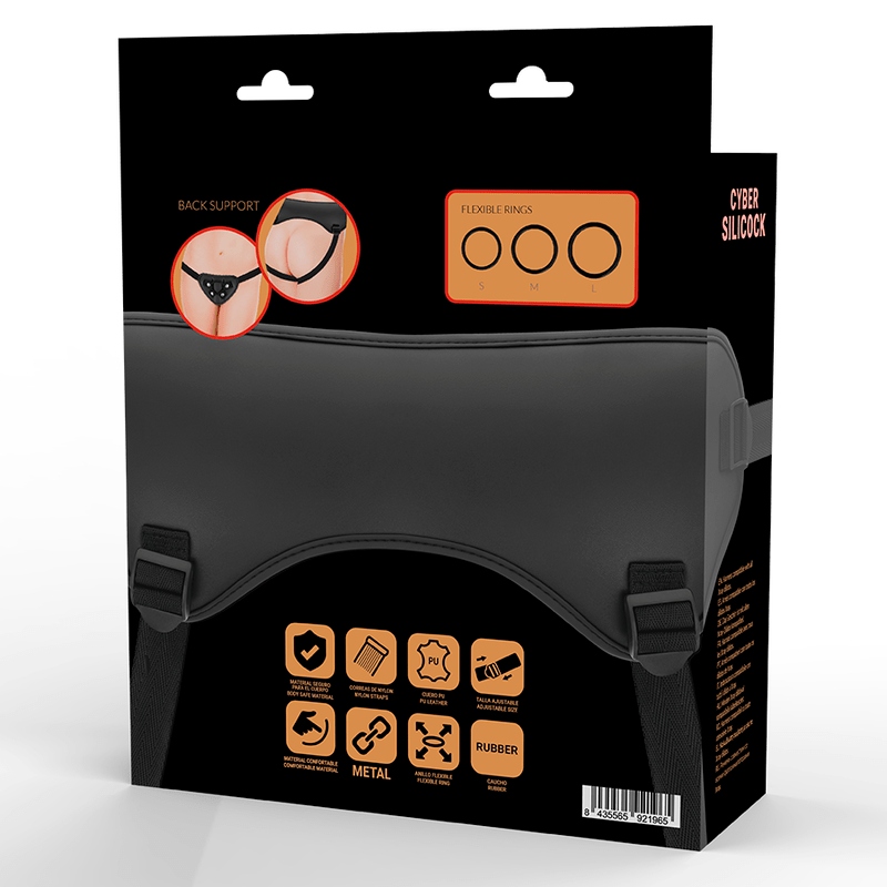 Arnés Ajustable CYBERSILICOCK© para Principiantes y Expertos: Comodidad y Adaptabilidad en Juegos Eróticos - Lover Dreams