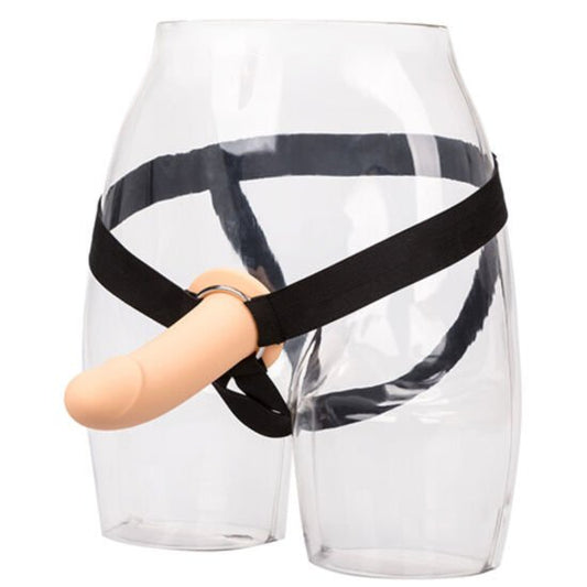 Arnés Extensor de Pene con Dildo Hueco para Mayor Volumen - Aumenta 9 cm, Suave y Ajustable, Ideal para Disfunción Eréctil - Lover Dreams