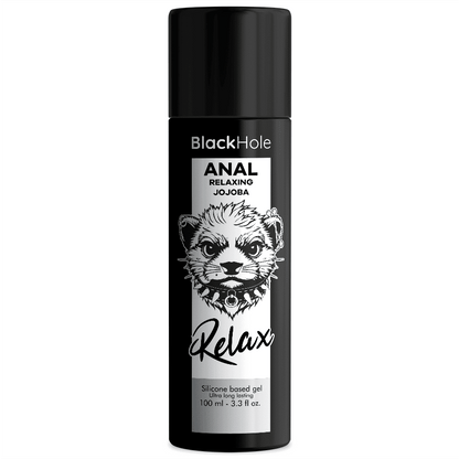 BLACK HOLE - ANAL RELAXING CON JOJOBA BASE SILICONA 100 ML - Lover Dreams