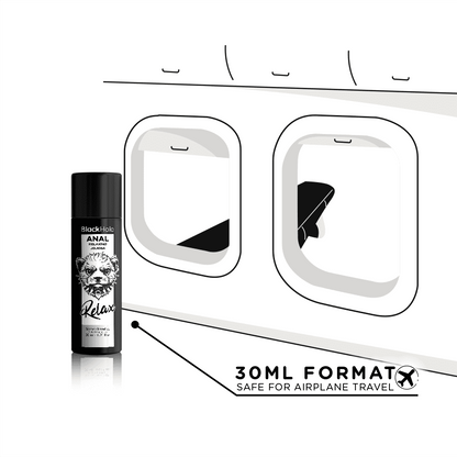 BLACK HOLE - ANAL RELAXING CON JOJOBA BASE SILICONA 30 ML - Lover Dreams