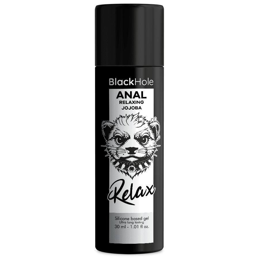 BLACK HOLE - ANAL RELAXING CON JOJOBA BASE SILICONA 30 ML - Lover Dreams