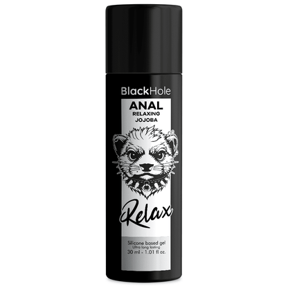 BLACK HOLE - ANAL RELAXING CON JOJOBA BASE SILICONA 30 ML - Lover Dreams