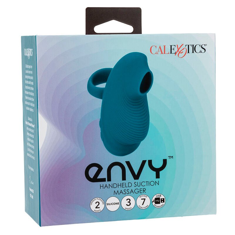 CALEXOTICS - ENVY MASAJEADOR DE BOLA RODANTE 7 VIBRACIONES AZUL - Lover Dreams