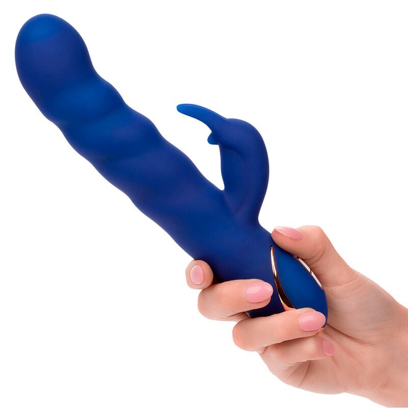 CALEXOTICS - JACK VIBRADOR RABBIT MOVIMIENTO DE ONDAS AZUL - Lover Dreams