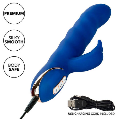 CALEXOTICS - JACK VIBRADOR RABBIT MOVIMIENTO DE ONDAS AZUL - Lover Dreams