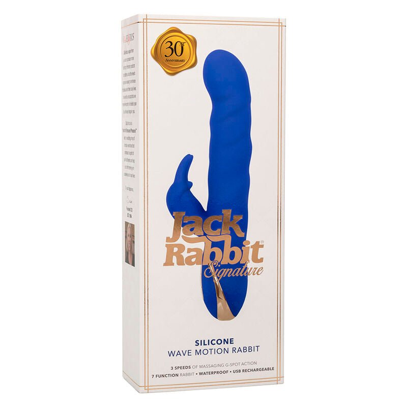CALEXOTICS - JACK VIBRADOR RABBIT MOVIMIENTO DE ONDAS AZUL - Lover Dreams