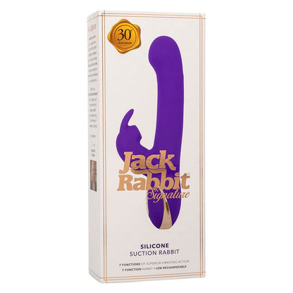 CALEXOTICS - JACK VIBRADOR RABBIT Y ESTIMULADOR 7 NIVELES DE VIBRACIÓN Y SUCCIÓN AZUL - Lover Dreams