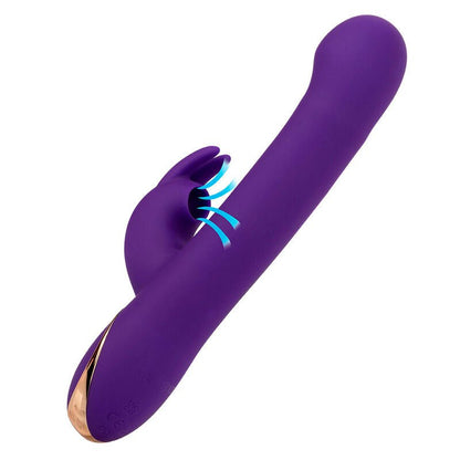 CALEXOTICS - JACK VIBRADOR RABBIT Y ESTIMULADOR 7 NIVELES DE VIBRACIÓN Y SUCCIÓN AZUL - Lover Dreams