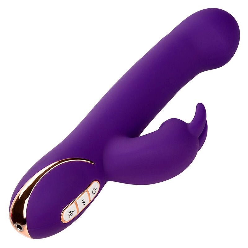 CALEXOTICS - JACK VIBRADOR RABBIT Y ESTIMULADOR 7 NIVELES DE VIBRACIÓN Y SUCCIÓN AZUL - Lover Dreams