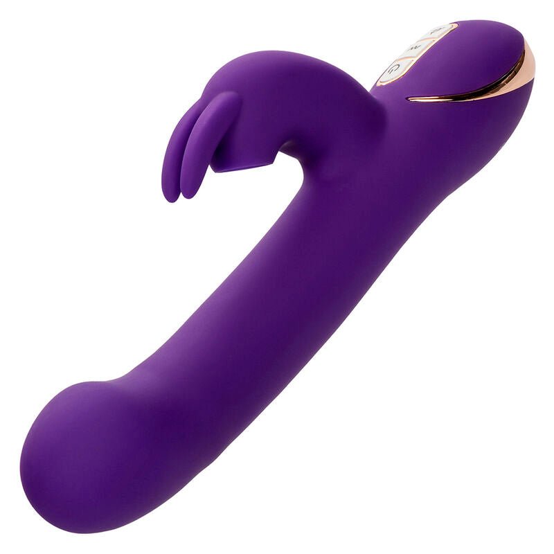 CALEXOTICS - JACK VIBRADOR RABBIT Y ESTIMULADOR 7 NIVELES DE VIBRACIÓN Y SUCCIÓN AZUL - Lover Dreams