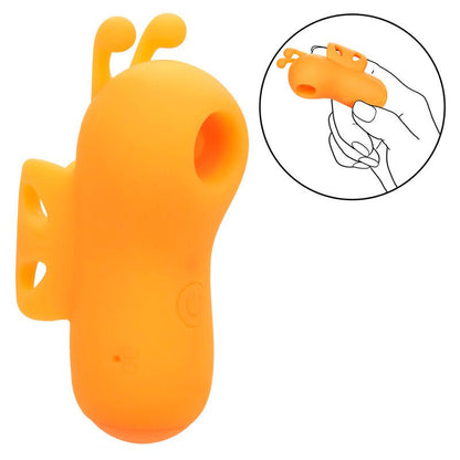 CALEXOTICS - NEON VIBES THE BUZZING VIBE ESTIMULADOR DE DEDO 10 VIBRACIONES NARANJA - Lover Dreams