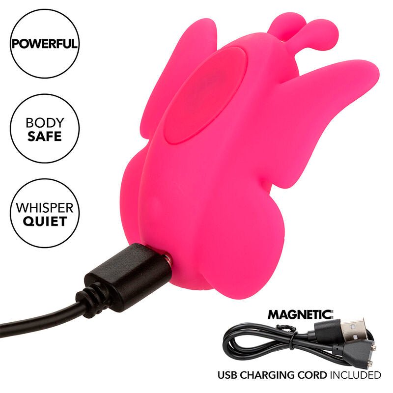 CALEXOTICS - NEON VIBES THE FLUTTER VIBE ESTIMULADOR 10 VIBRACIONES ROSA - Lover Dreams