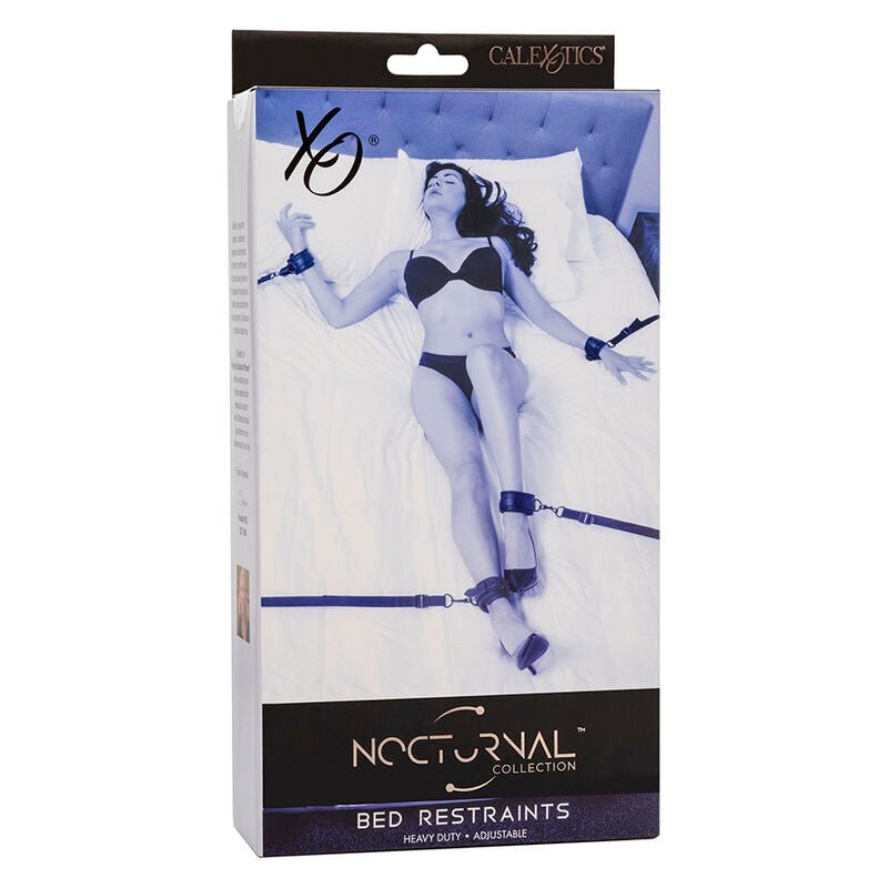 CALEXOTICS - NOCTURNAL RESTRICCIONES DE CAMA CUERO AJUSTABLE NEGRO - Lover Dreams