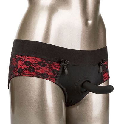 CALEXOTICS - SCANDAL SET DE BRAGUITAS SIN ENTREPIERNAS CON DILDO TALLA S/M - Lover Dreams