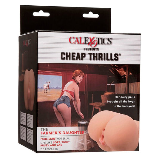 CALEXOTICS - THE FARMERS DAUGHTER DOBLE MASTURBADOR REALÍSTICO NATURAL - Lover Dreams