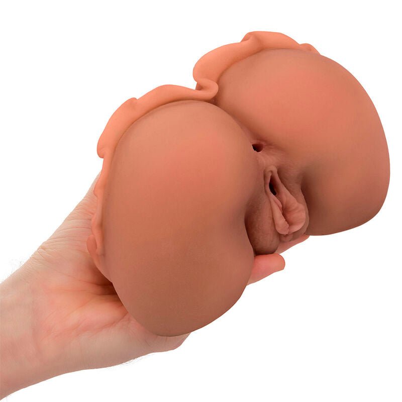 CALEXOTICS - THE HOMECOMING QUEEN DOBLE MASTURBADOR REALÍSTICO CARAMELO - Lover Dreams