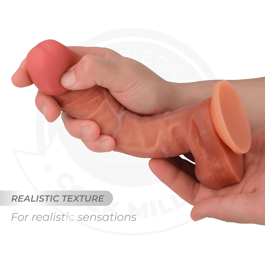 COCK MILLER - DILDO HIPERREALÍSTICO ARTICULABLE 19,3 CM - Lover Dreams