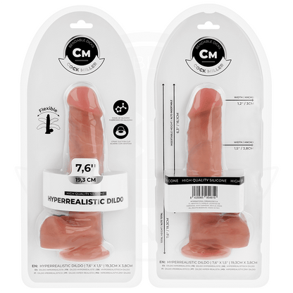 COCK MILLER - DILDO HIPERREALÍSTICO ARTICULABLE 19,3 CM - Lover Dreams