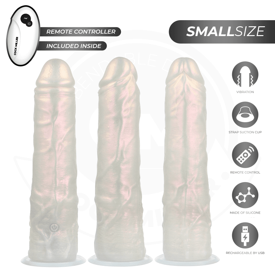 COCK MILLER - DILDO SILICONA 19,5 CM , LUCES Y VIBRACIÓN CON CONTROL REMOTO - Lover Dreams