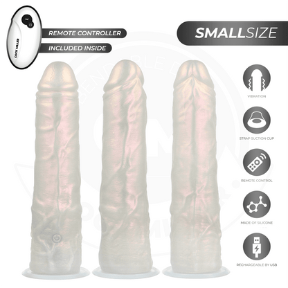 COCK MILLER - DILDO SILICONA 19,5 CM , LUCES Y VIBRACIÓN CON CONTROL REMOTO - Lover Dreams