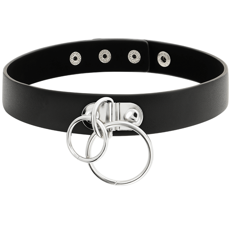Collar Ajustable Coquette Chic Desire - Complemento Fetish y Accesorio de Lencería en PU Leather Vegano - Lover Dreams