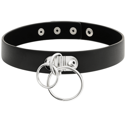 Collar Ajustable Coquette Chic Desire - Complemento Fetish y Accesorio de Lencería en PU Leather Vegano - Lover Dreams