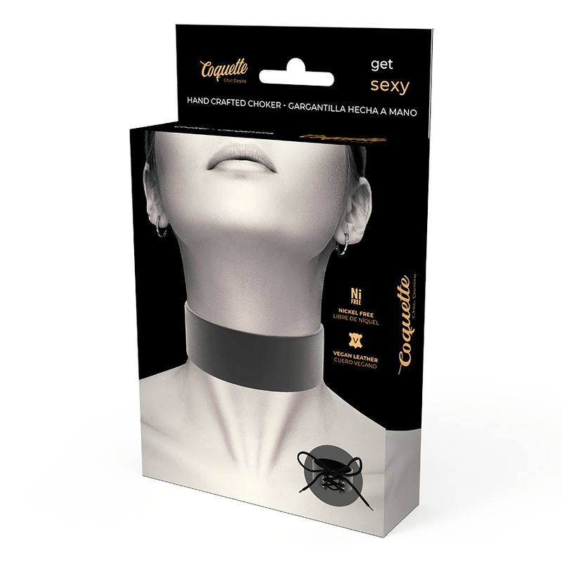 Collar Ajustable Coquette Chic Desire: Estilo BDSM y Fetish en PU Leather Vegano para Looks Atrevidos - Lover Dreams