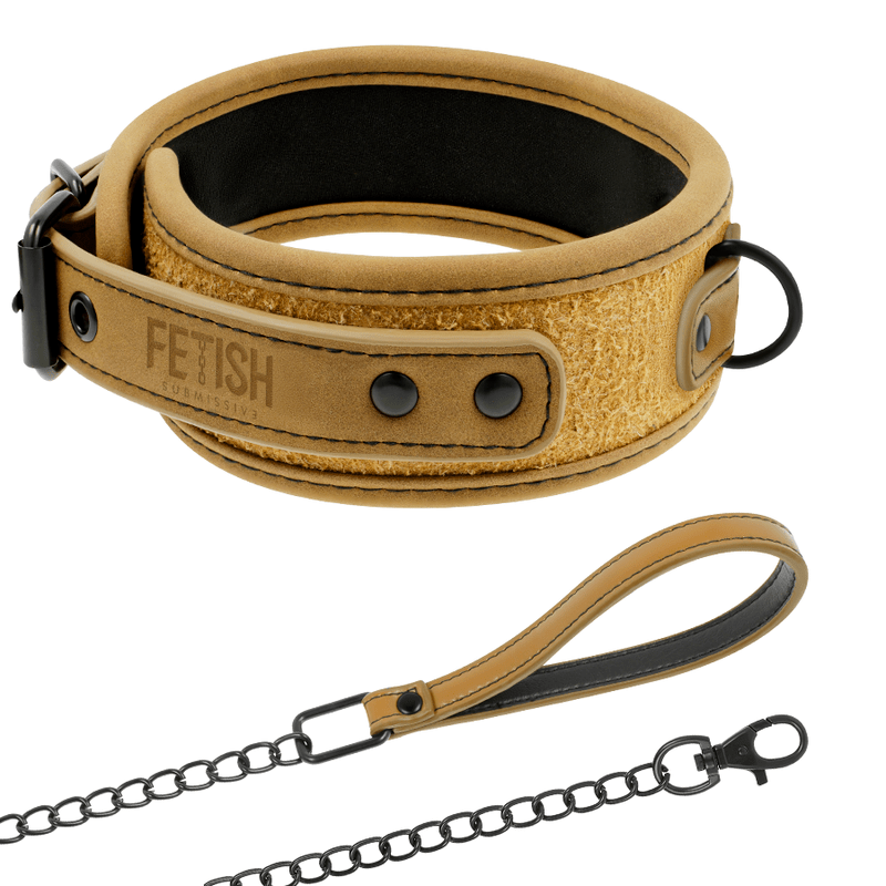 Collar de Neopreno con Cadena Fetish Submissive Origen - Lover Dreams