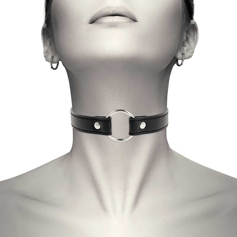 Collar Fetiche Ajustable de Cuero Vegano Coquette Chic Desire - Elegancia y Confort para la Mujer Moderna - Lover Dreams