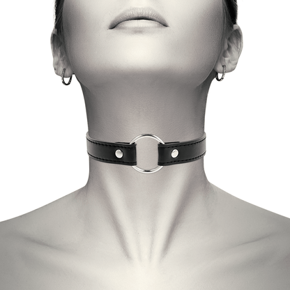 Collar Fetiche Ajustable de Cuero Vegano Coquette Chic Desire - Elegancia y Confort para la Mujer Moderna - Lover Dreams