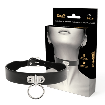 Collar Fetiche de Cuero Vegano Coquette Chic Desire: Elegancia y Confort para la Mujer Moderna - Lover Dreams