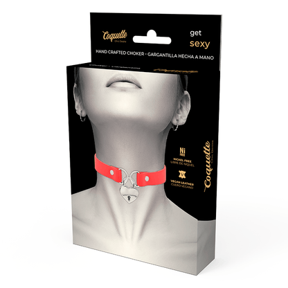 Collar Fetiche de Cuero Vegano Coquette Chic Desire: Elegancia y Sensualidad para la Mujer Moderna - Lover Dreams