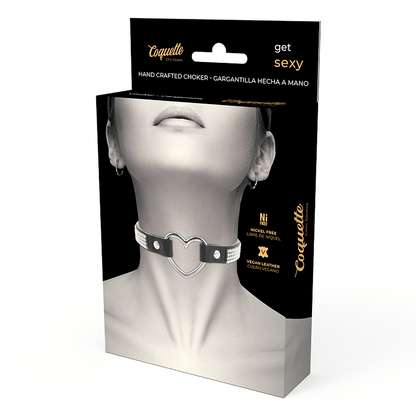Collares Coquette Chic Desire: Elegancia Fetish en Cuero Vegano para tus Looks Atrevidos - Lover Dreams