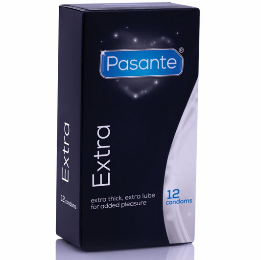 Condones Pasante Extra Gruesos 12 Unidades - Seguridad y Comodidad - Lover Dreams
